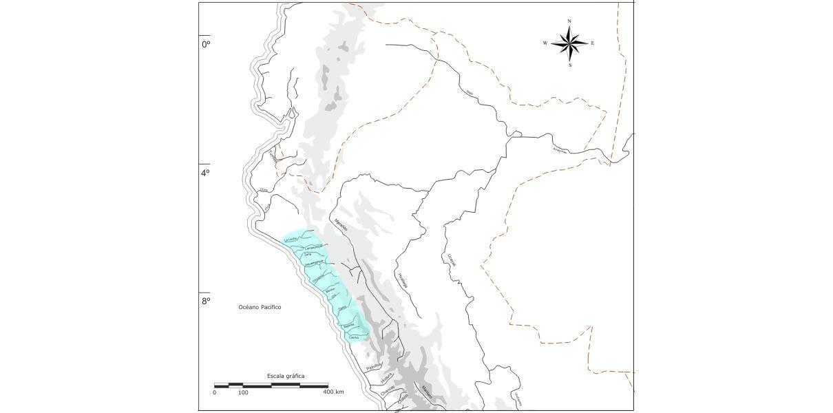 mapa evidencias arqueologicas viru-gallinazo