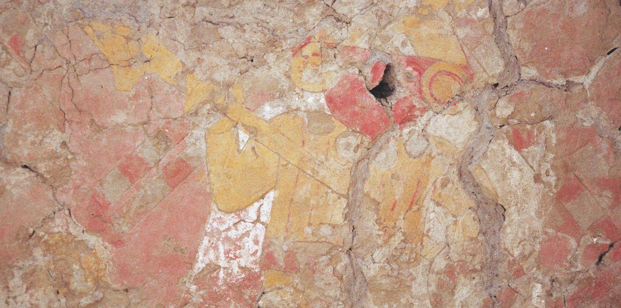 pintura mural de la tumba 01A