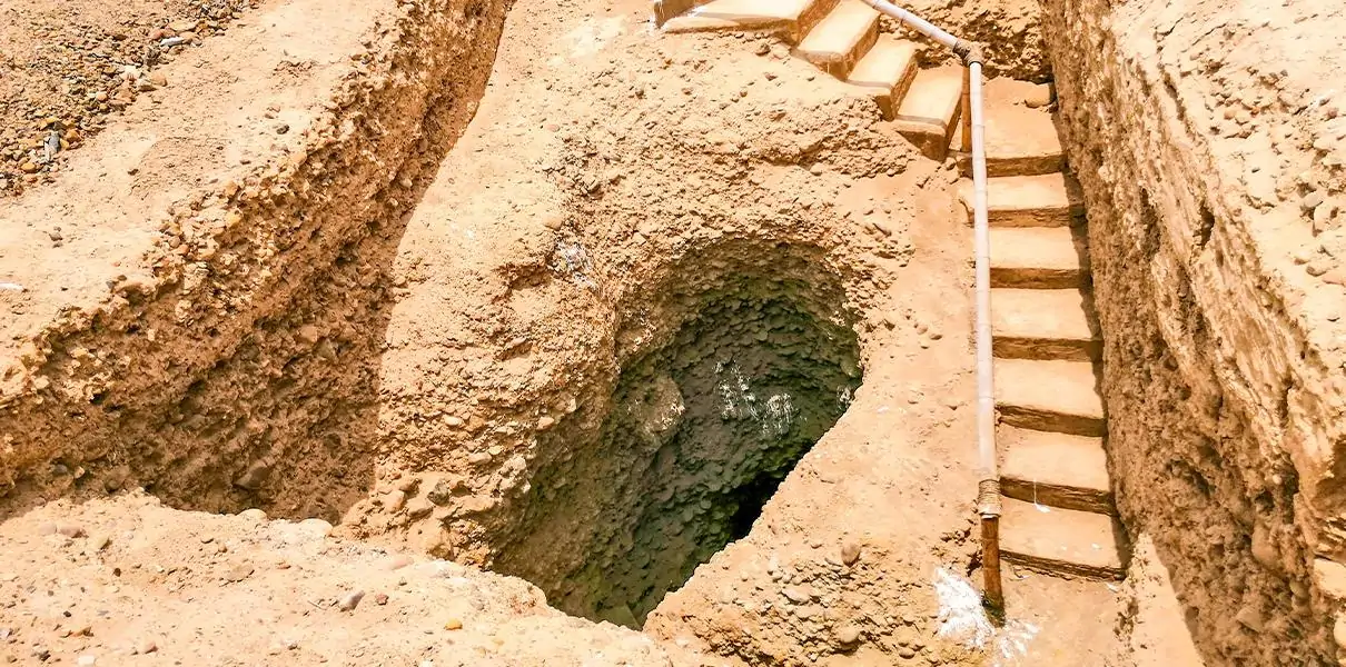 A Moche temple in the El Brujo archaeological complex